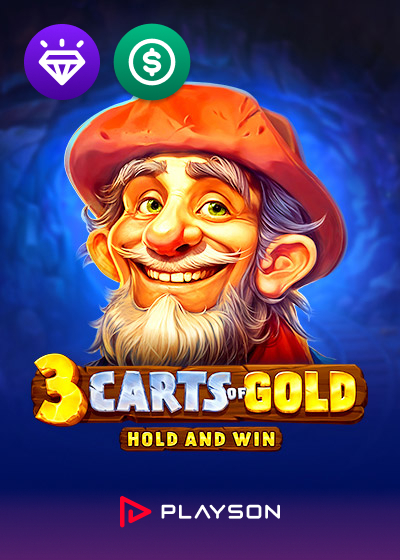 3 Carts of Gold Hold and Win