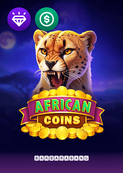 African Coins Hold and Spin